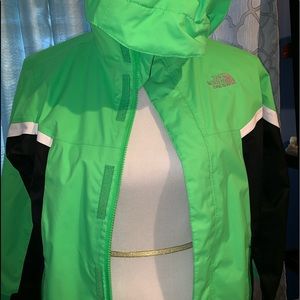 Boys NORTHFACE rain jacket.